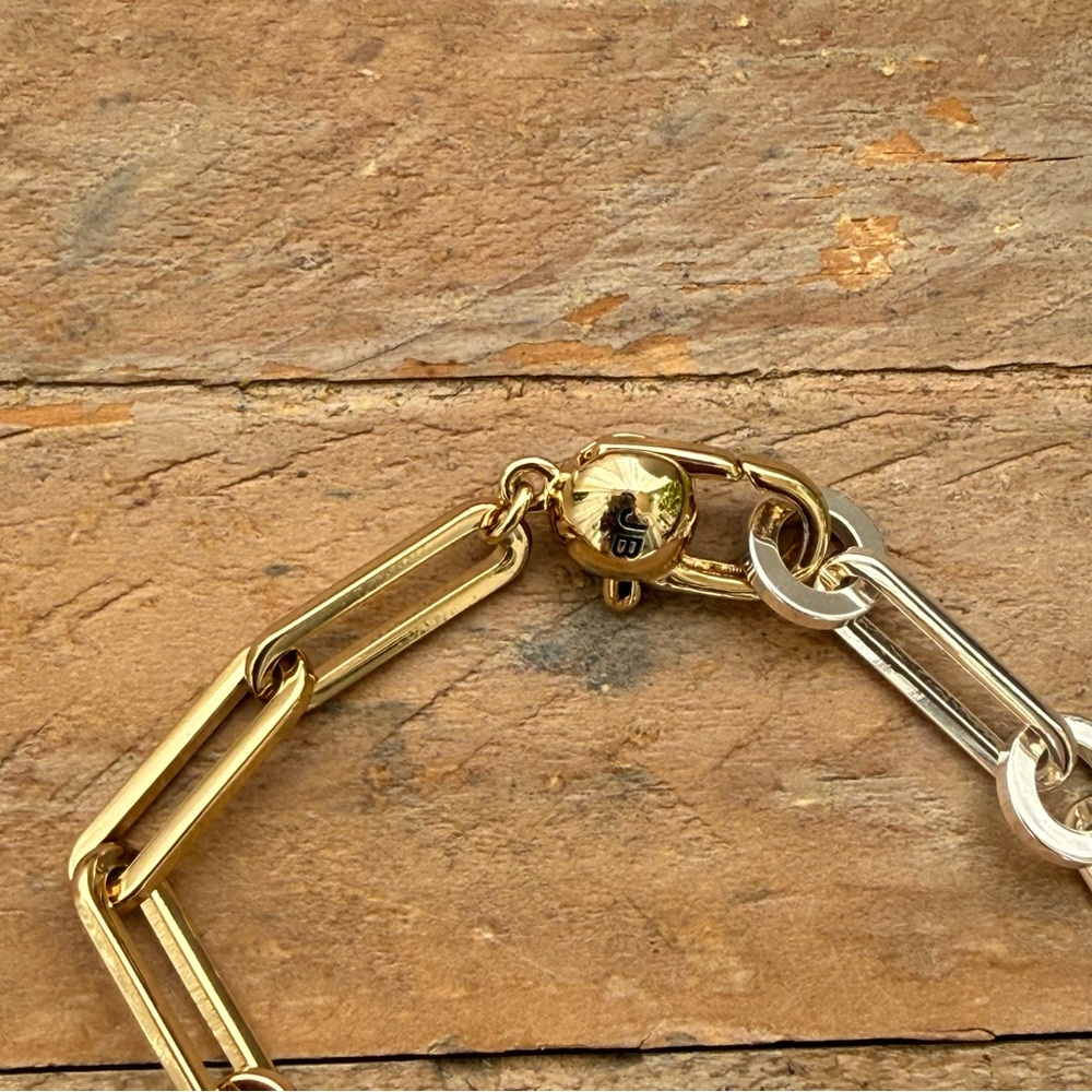Andi Slim Two-Tone Bracelet - Picture 2 of 4